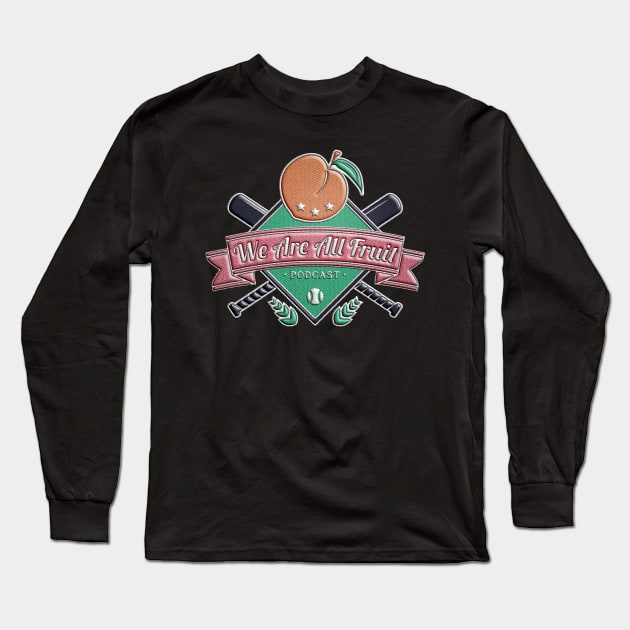 We Are All Fruit Patch Logo Long Sleeve T-Shirt by waafpod